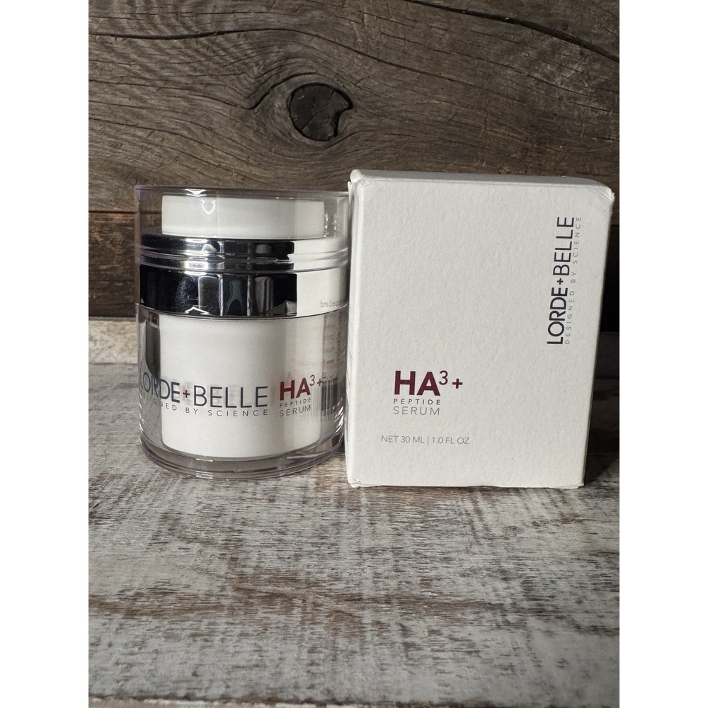 Lorde + Belle HA3+ Peptide Serum 30ml Discontinued BNIB HTF | MSRP = $69